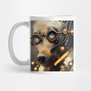 Steampunk Danger Dog Mug